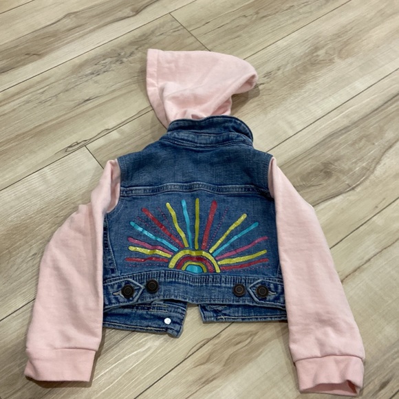 Tucker and Tate Hooded Denim Jacket Size 2 - Picture 2 of 2